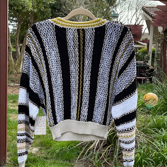 🌺 Free People; BNWT Porto Combo Sweater Sz. S & M - Picture 6 of 16